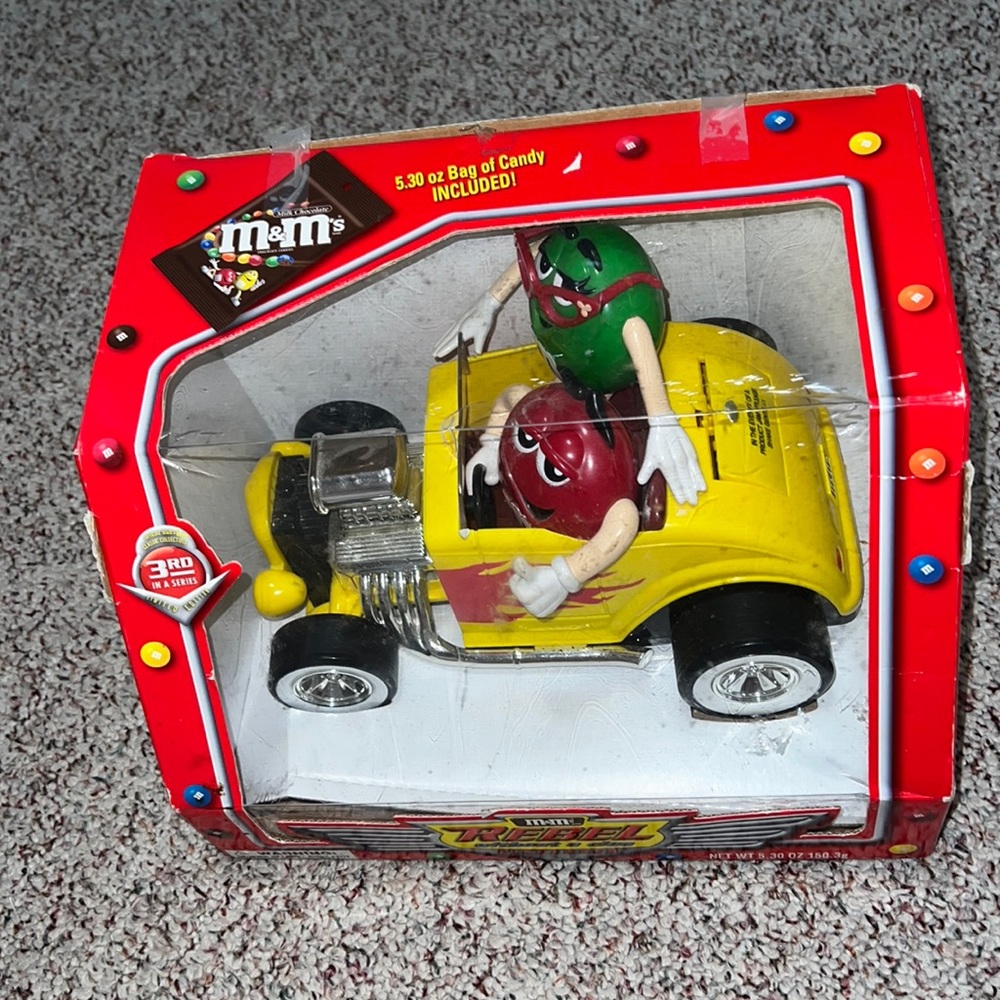 M&M rebel without a clue collectible car